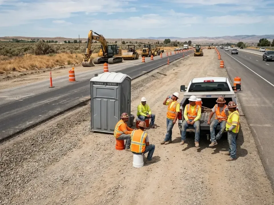 highway-road-construction-crew-007 — frequently asked questions, Porta Potty and Restroom Rentals in Lafayette, CA